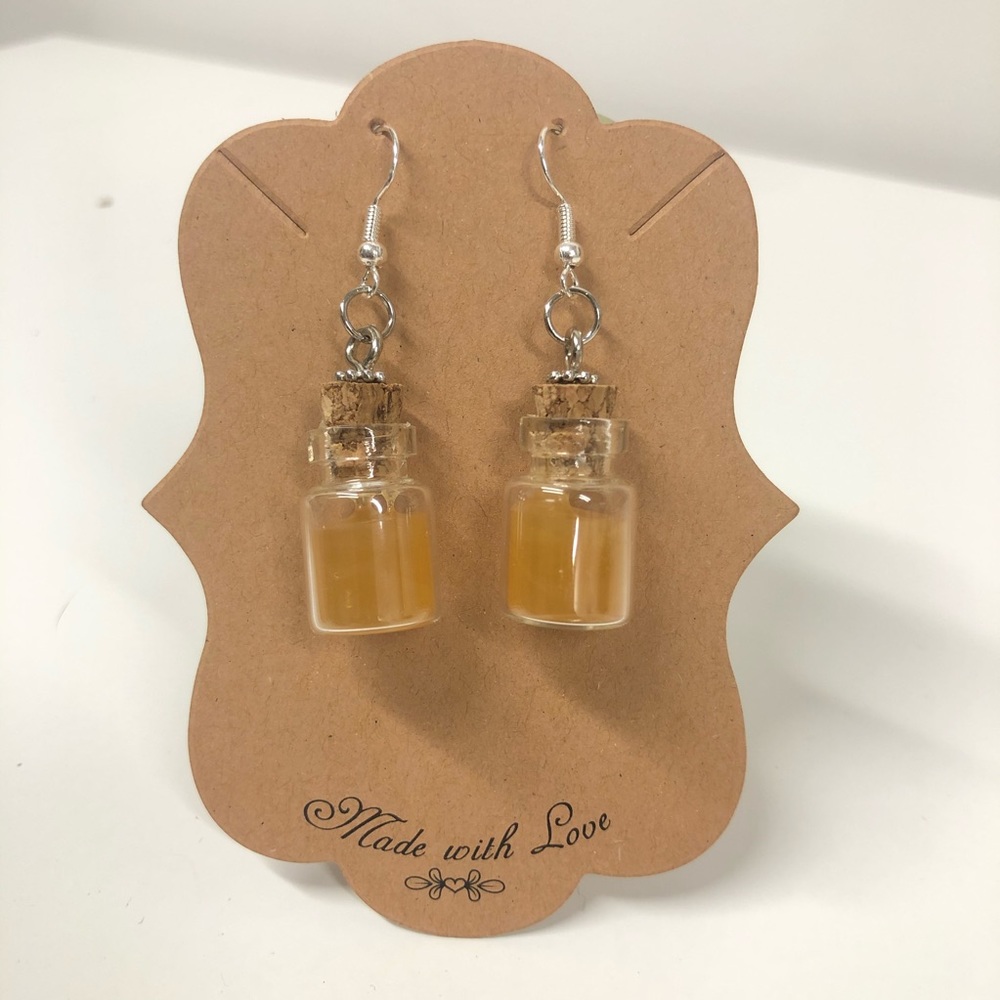 Mini Honey Jar Earrings